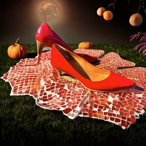 Cole Hahn red patent leather pump. New without tag or box.